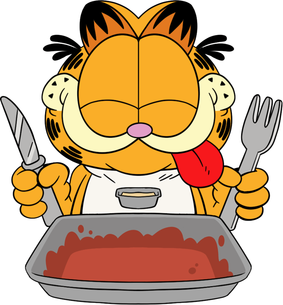 Garfield Lasagna Dinner pin
