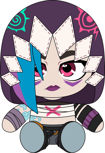 Concept of Jinx Plush (9in)