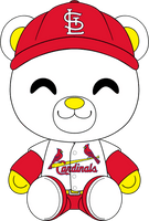 St. Louis Cardinals Bear Plush (9in)