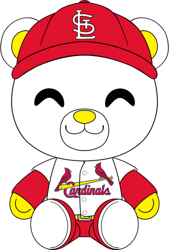 Concept of St. Louis Cardinals Bear Plush (9in)