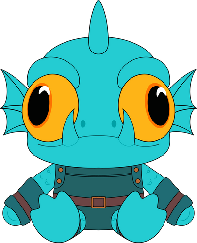 Concept of Gill Grunt Plush (9in)