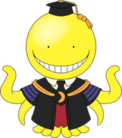 Koro Sensei Plush (9in)