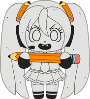 DoodleBob Miku Plush (9in)