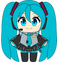 Standing Miku Plush (9in)