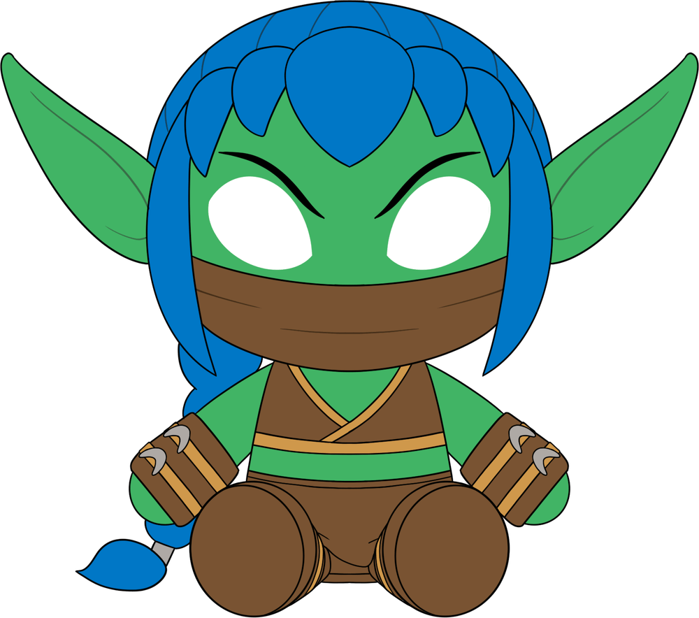 Stealth Elf Plush (9in)
