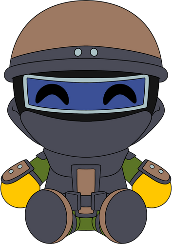 Concept of Heavy Scientist Plush (9in)