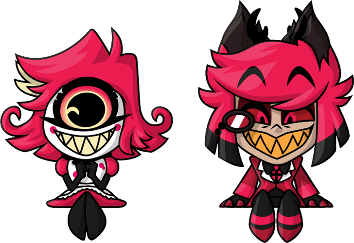 Concept of Alastor & Niffty Monitor Buddiez