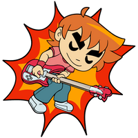 Scott Playing Guitar Pin