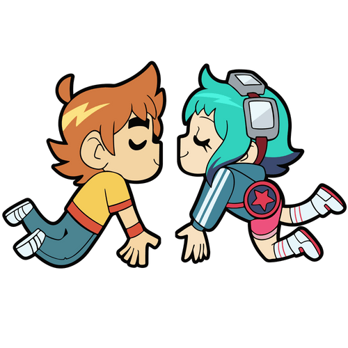 Concept of Scott and Ramona Kissing Pin