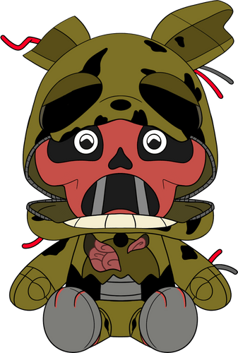Concept of Springtrapped Afton Plush (9in)