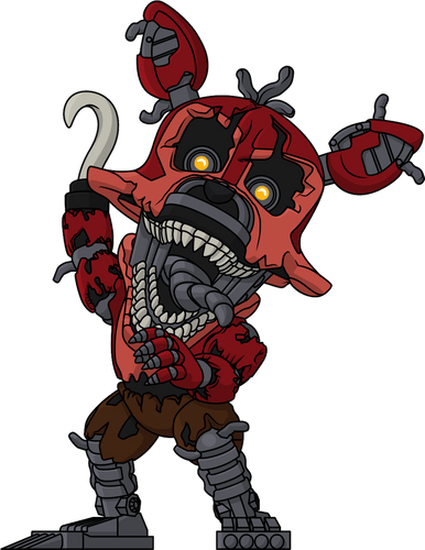Concept of Nightmare Foxy