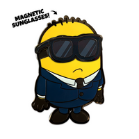 Sunglasses Suit Minion Pin