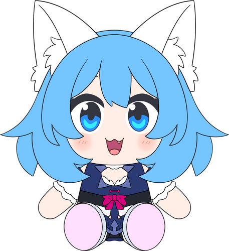 Wolfychu Plush (9in)