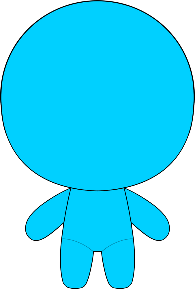 Blue Keychain