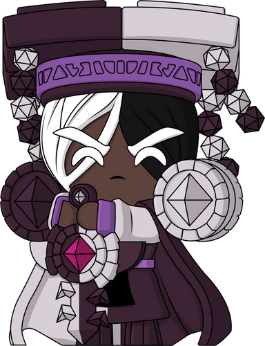 Concept of Dark Cacao Cookie