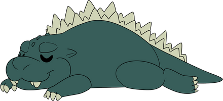 Weighted Godzilla Plush (16in)