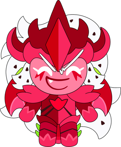 Concept of Pitaya Dragon Cookie Plush (9in)