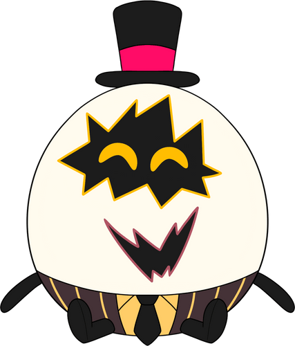 Concept of TeeHee Egg Boi Stickie (6in)