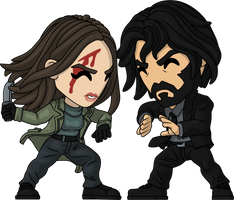 The Ballerina and John Wick