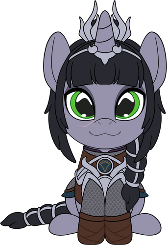 Concept of Shadowheart Pony Plush (9in)