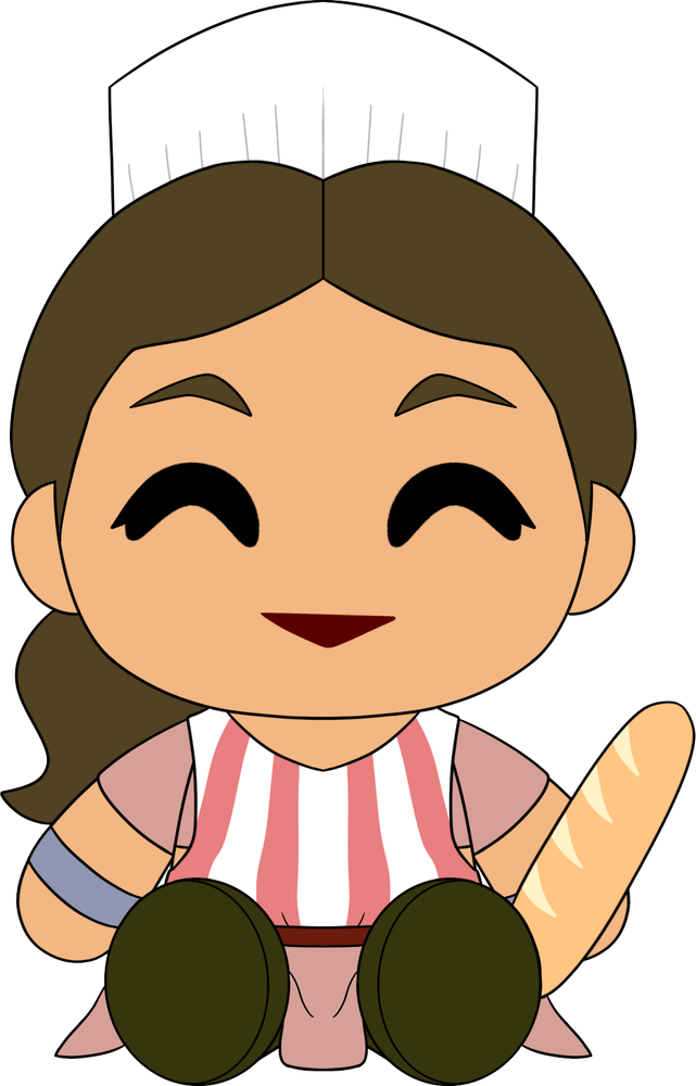 Sandwich Lady Plush (9in)