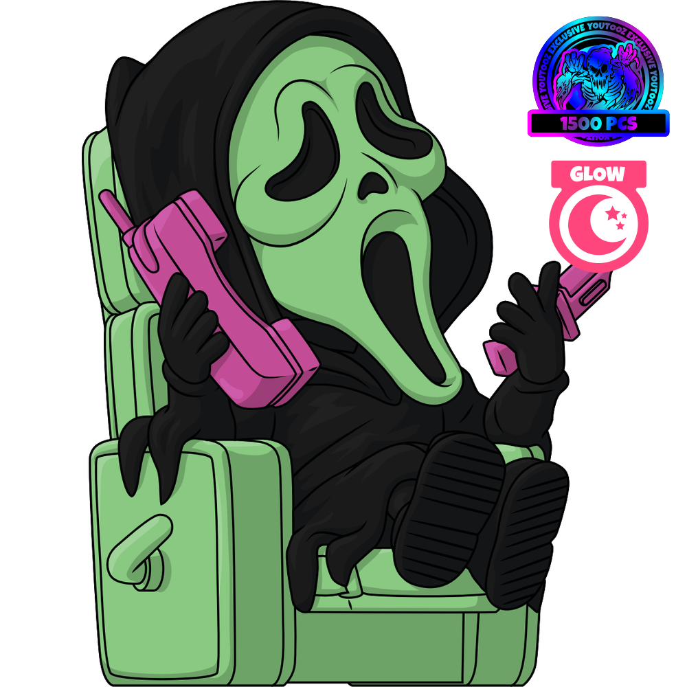 Glow in the Dark Ghost Face Lounging