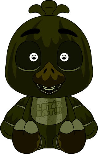 Concept of Phantom Chica Plush (9in)