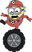 Tire Minion  Spinning Pin