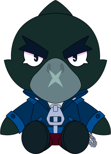 Concept of Crow Plush (9in)