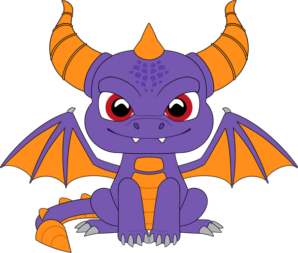 Concept of Skylanders Spyro Plush (9in)