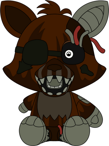 Concept of Phantom Foxy Plush (9in)