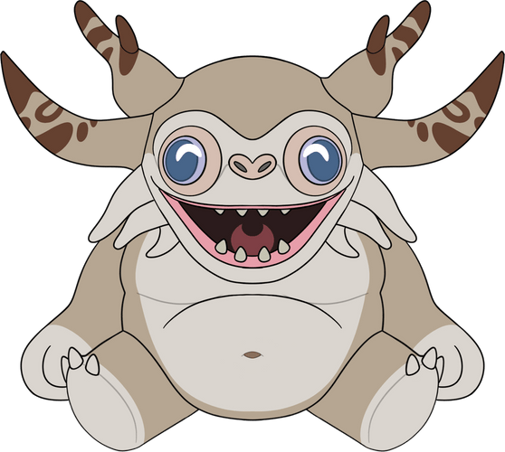 Concept of Baby Kaiju Plush (9in)