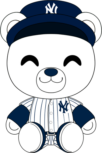 Concept of New York Yankees Bear Plush (9in)