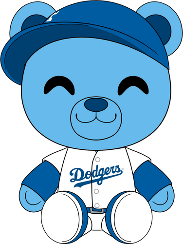 Concept of Los Angeles Dodgers Bear Plush (9in)
