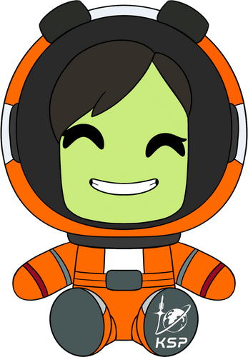 Concept of Kerbal Space Program Female Plush (9in)