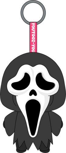 Ghost Face Keychain (5in)