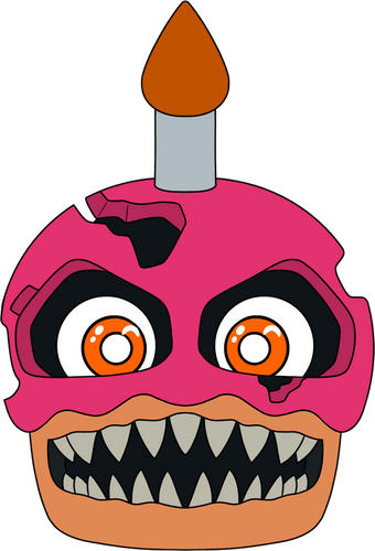 Concept of Nightmare Cupcake Plush (9in)