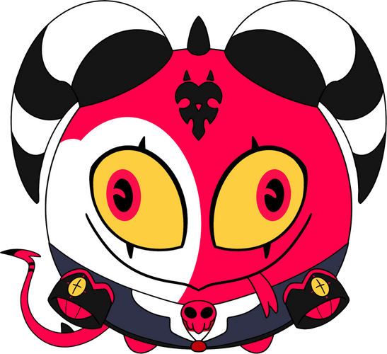 Concept of Blitzo Stickie (6in)