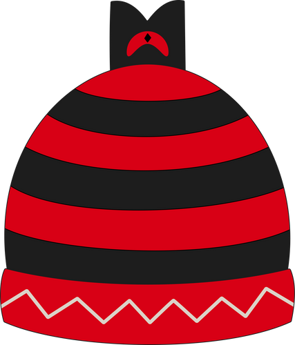 Concept of Red Crown Beanie