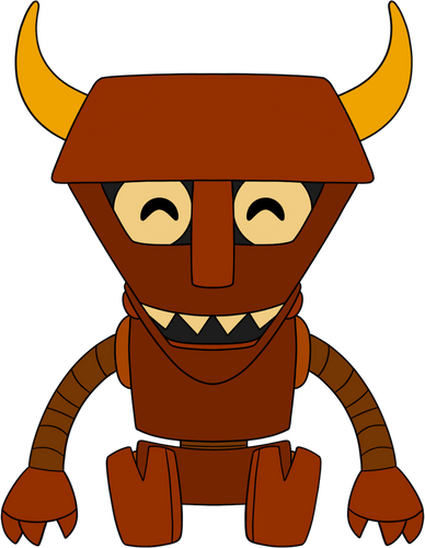 Concept of Robot Devil Plush (9in)