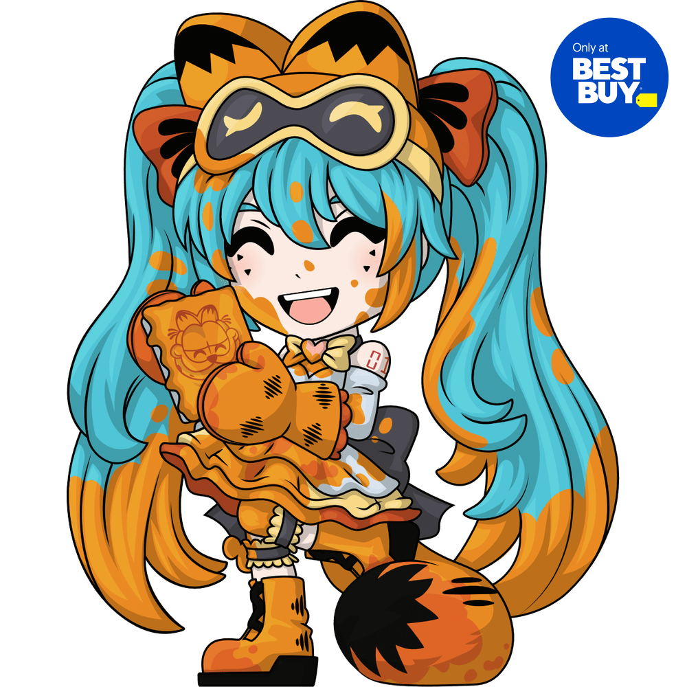 Lasagna Splatter Garfield Miku