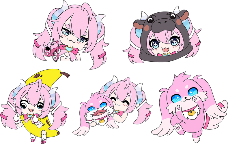 Chibidoki Pin Set
