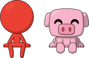 Red & Pig