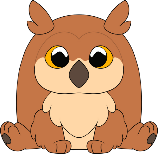 Concept of Owlbear Plush (9in)