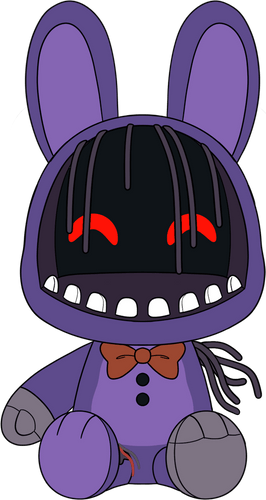 Concept of Withered Bonnie Plush (9in)