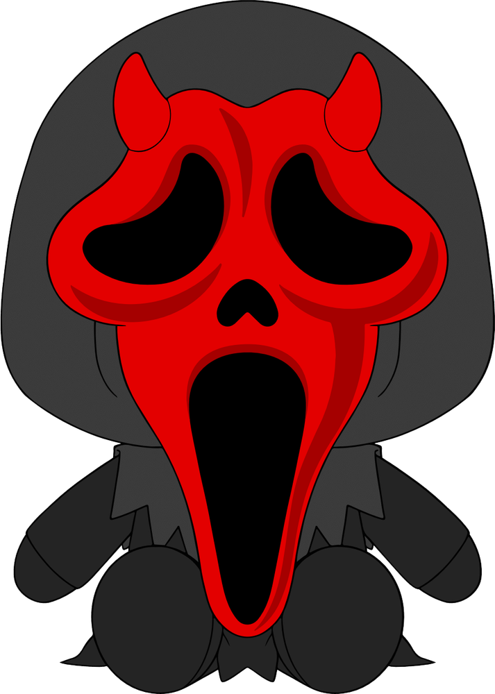 Devil Face Plush (9in)