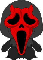 Devil Face Plush (9in)