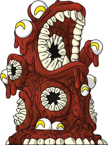 Concept of Gibbering Mouther