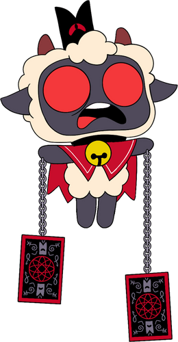 Concept of Possessed Tarot Lamb Pin