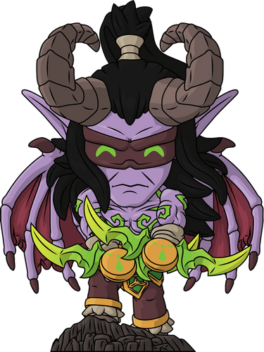 Concept of Illidan Stormrage